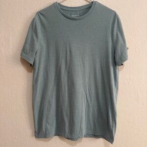 Goodfellow & Co Mens Lyndale Tee Heather Sage Green Short Sleeve T-Shirt Large